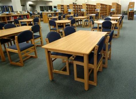 School Library Furniture Library Study Table And Chairs Manufacturer