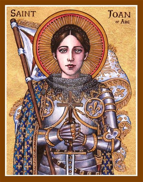 St Joan Of Arc Icon Saint Joan Of Arc Joan Of Arc St Joan