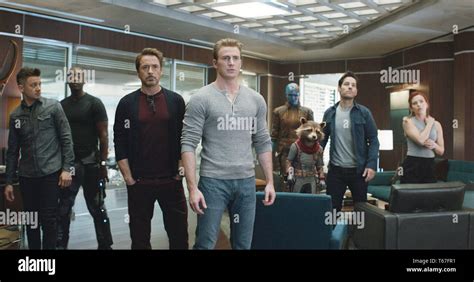 Avengers Endgame Aka Avengers 4 From Left Jeremy Renner Don Cheadle Robert Downey Jr