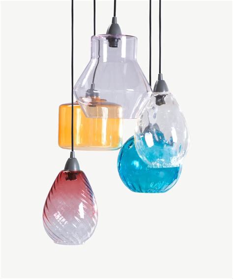 Ilaria Cluster Light Multi Coloured Flush Ceiling Lights Ceiling Pendant Lights