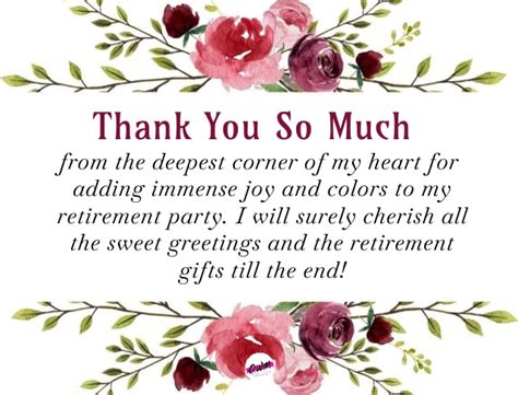 70 Best Retirement Thank You Messages And Notes