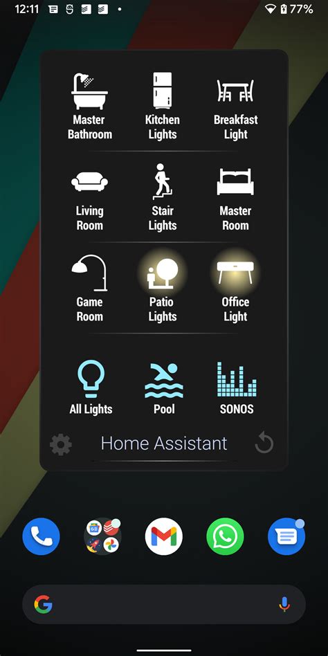Home Assistant Widget Using Kwgt And Tasker Share Your Projects Home Assistant Community