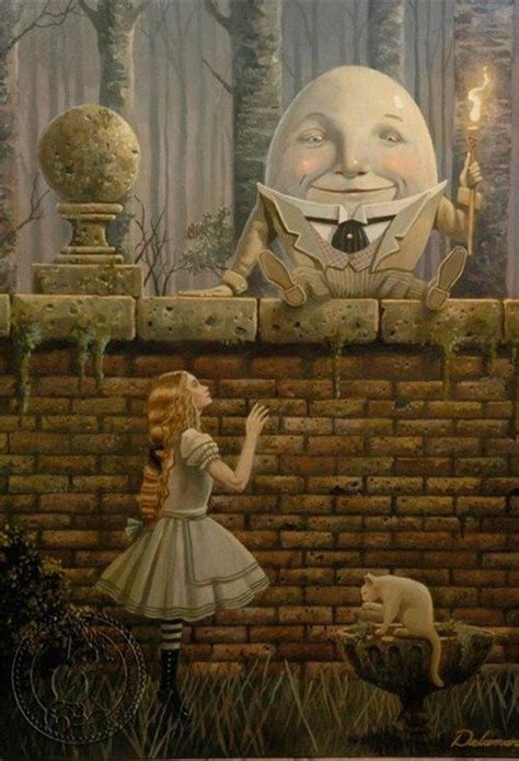 Humpty Dumpty Art And Illustration Book Illustrations Alice In