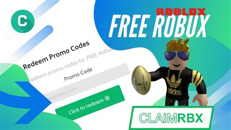 Free Robux Promo Codes Claimrbx Roblox Codes 2019 Youtube