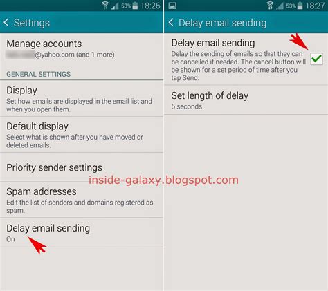 Inside Galaxy Samsung Galaxy S5 How To Enable And Use Delay Email