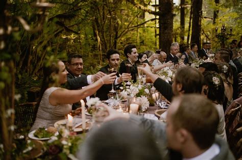 Delicious recipes and menu ideas for dinner parties for friends and family. The Family-Style Dinner Table in the Woods...That You Have ...