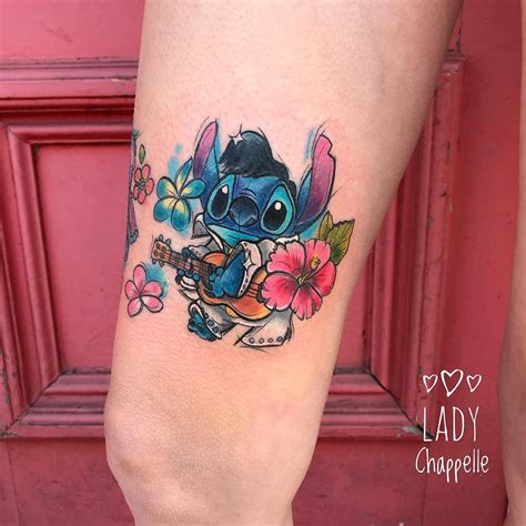 Ladychappelletattoos On Instagram Elvis Stitch 💙 Thanks Shannon