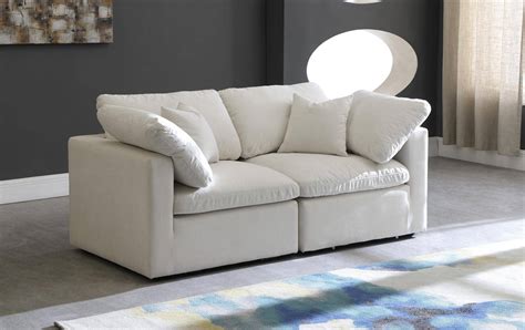 Buy Soflex Cloud Cream Modular Sofa In Cream Fabric Online