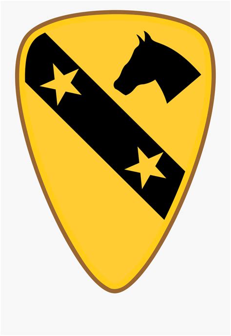 Army Unit Patches Clipart 1st Cavalry Division Logo Transparent