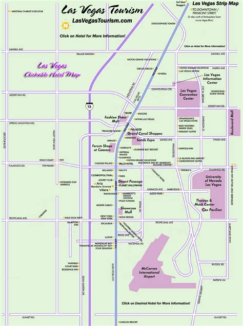 Las Vegas Map Official Site Las Vegas Strip Map Printable Las
