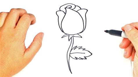 Obtener Como Dibujar Una Rosa Fácil Gratis Dibujos Para Colorear