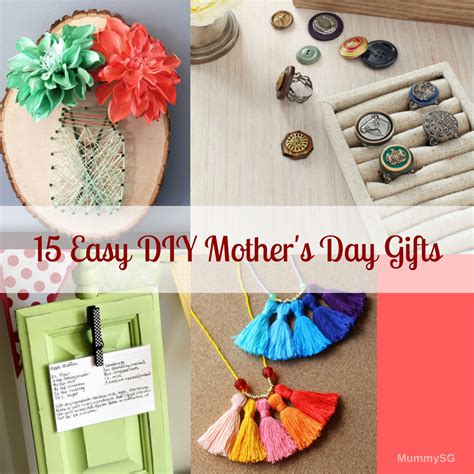 Maybe you would like to learn more about one of these? 15 EASY DIY Mother's Day Gifts That She'll Treasure | MummySG