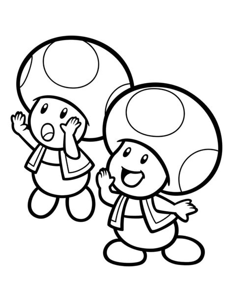 Super mario bros printables mario toad outline coloring pages of. 100 Coloring Pages Mario for Free Print | Mario and Luigi ...