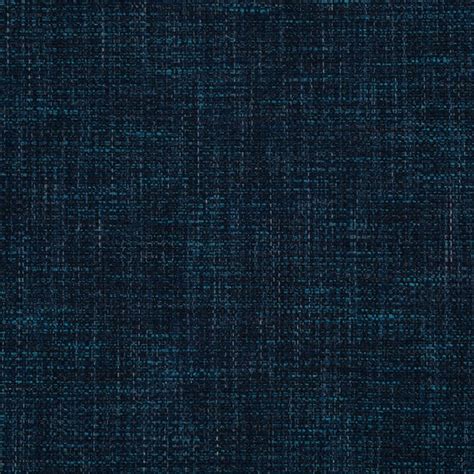 Navy Blue Tweed Upholstery Fabric Bright Blue Woven