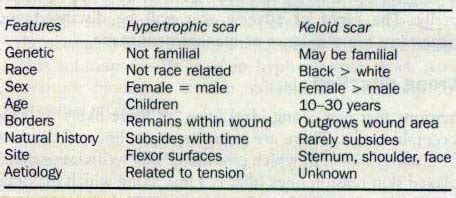 Differences Between Hypertrophic Scar And Keloid Scar Medicine Hack