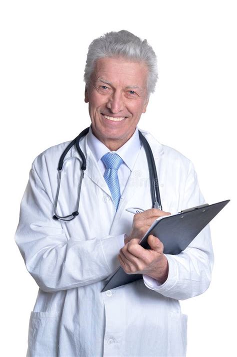 Male Doctor With Stethoscope Stock Image Image Of Occupation Nice