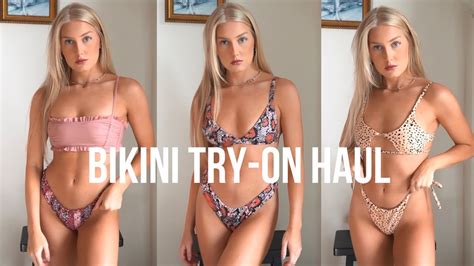 Bikini Try On Haul Lookbook Youtube