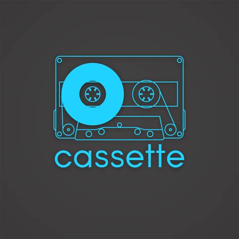 Cassette Vintage Tape Logo Design Roven Logos