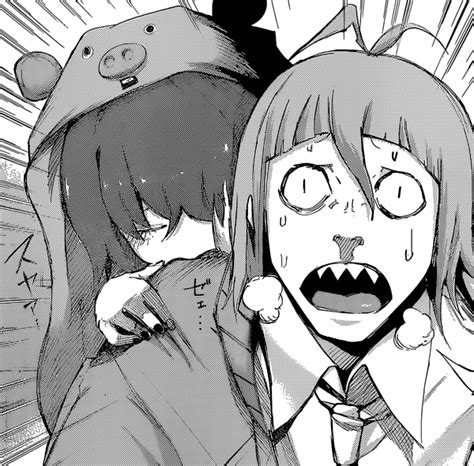 Urie unable to believe his eyes discovers a long thought dead colleague, alive and well. Image - Shirazu carries Saiko.png | Tokyo Ghoul Wiki ...