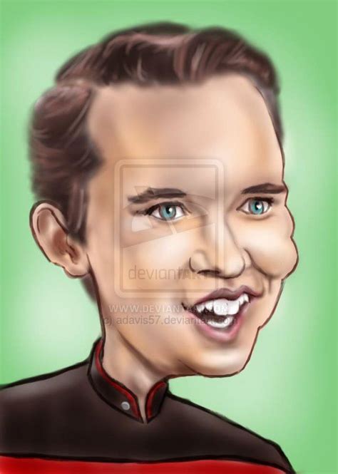 Ensign Wesley Crusher By Adavis57 On Deviantart Celebrity Caricatures