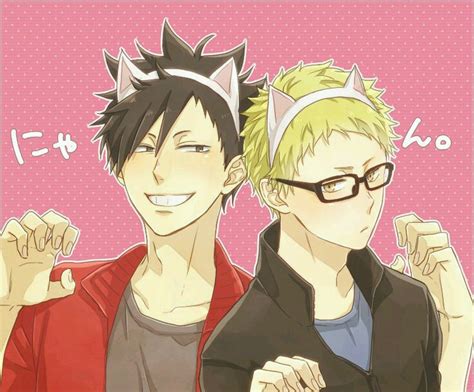 Neko Kuroo And Neko Tsukki Haikyuuhigh Kyuu Photo 39640636