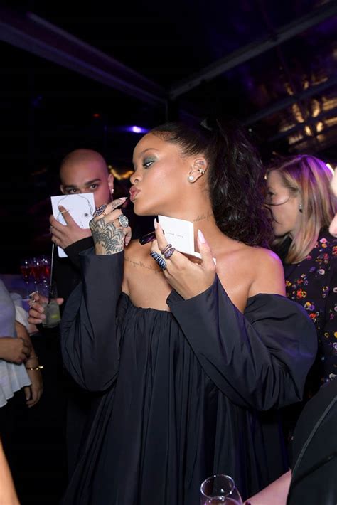 Rihanna Promotes Inclusive Fenty Beauty In Paris And