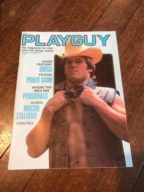 Playguy Magazine Vol No Rare Vintage Gay Interest Mag Nm Etsy