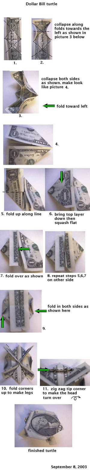 Fold Money Origami Dollar Bill Origami Free Instructions Diy Crafts
