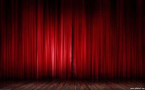 76650 Superb Beautiful Stage Red Curtain Desktop Wallpaper Red