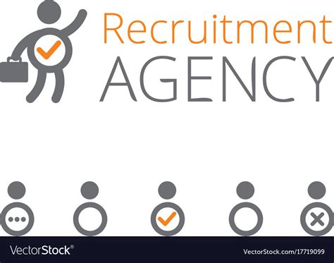 Recruitment Agency Royalty Free Vector Image Vectorstock