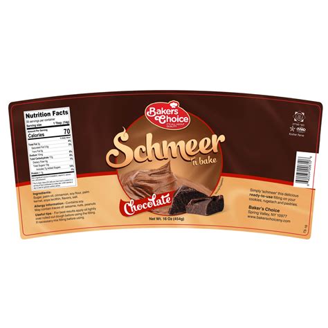 Chocolate Schmeer Bakers Choice Premium Kosher Baking Ingredients
