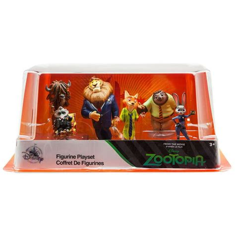 Disney Zootopia 6 Piece Pvc Figure Play Set Judy Nick Mayor