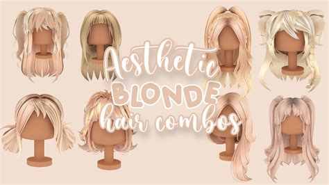 Aesthetic Blonde Hair Combos Roblox Youtube