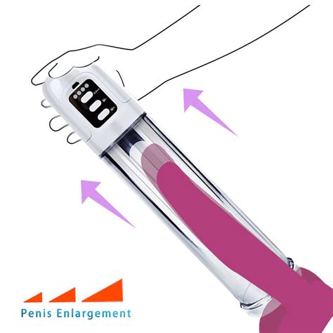 Electric Enlargement Penis Pump Vibrator Sex Toy For Men Vacuum Holy