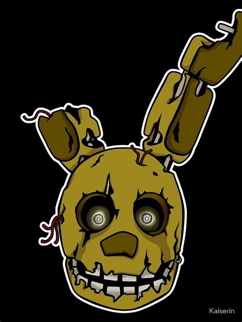 Five Nights At Freddys Fnaf 3 Springtrap Sticker By Kaiserin