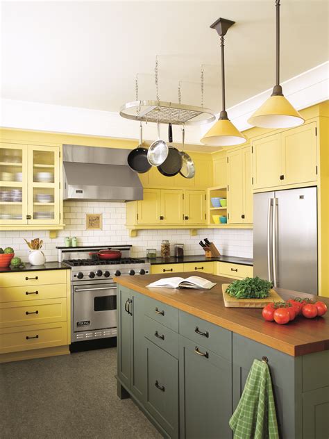Incredible Kitchen Color Schemes Yellow Ideas Decor