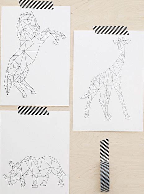 78 Best Images About Geometric Shapes Of Animals On