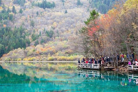 Five Flowers Lake In The Jiuzhaigou National Park China Beautiful
