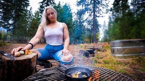 Babe Woman ALONE OFF GRID YouTube