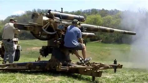 Shooting German Flak 36 88 Mm Youtube