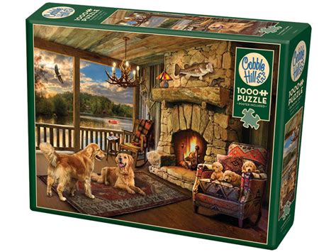 From ravensburger, jumbo, gibsons, wasgij and more. LAKESIDE CABIN 1000 PIECE JIGSAW PUZZLE - COBBLE HILL