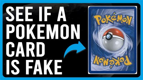 How To See If A Pokemon Card Is Fake How To Knowspot Fake Pokemon