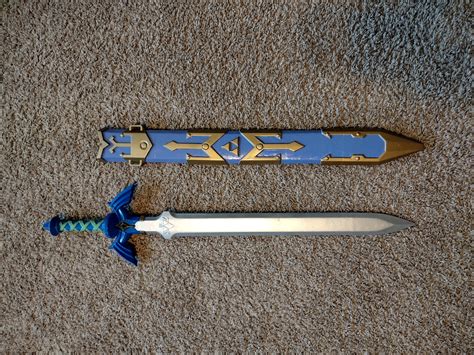 fully assembled zelda sheath for master sword breath of the wild 3d printed uy