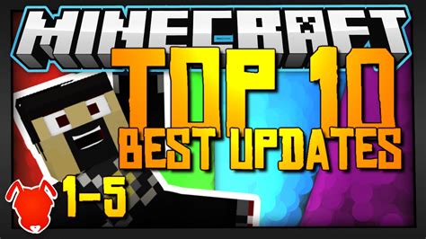 Minecraft Top 10 Best Updates Pt 2 1 5 Youtube