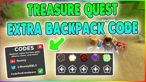 Consider redeeming these codes as soon as possible as codes can expire in any given moment , if you came accross a new code or an expired one please let us know in the comments. All New Treasure Quest Secret Codes 2019 Roblox Youtube ...