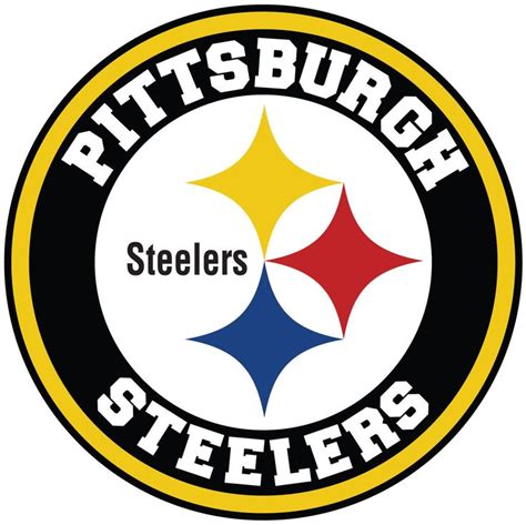 Pittsburgh Steelers Circle Logo Customizable Steelers Logo Made Out