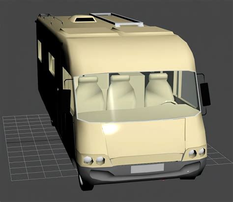 Hymer Camper Van 3d Model 3ds Max Files Free Download Cadnav