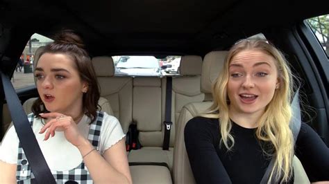Maisie Williams And Sophie Turner Do Hilarious Ned Stark Impressions As