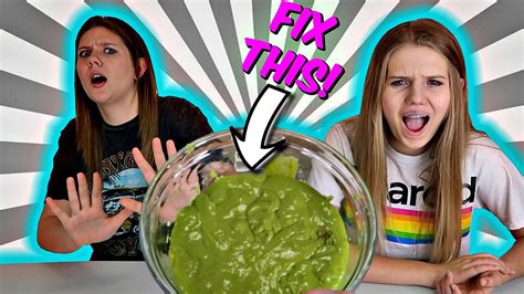 Slime Challenge Fix This Slime Taylor And Vanessa Youtube
