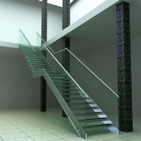 Aluminum Stair Stringersmodern Straight Staircase